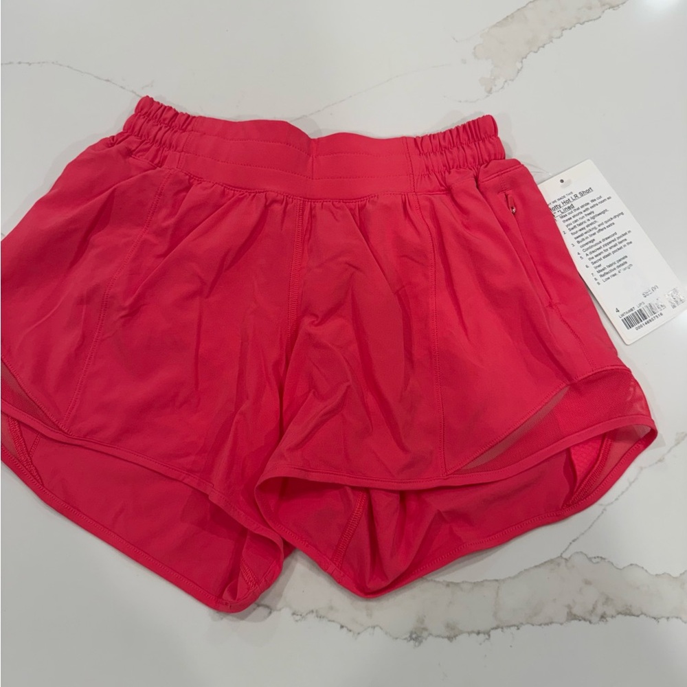 lululemon athletica Vivid Pink Athletic Shorts